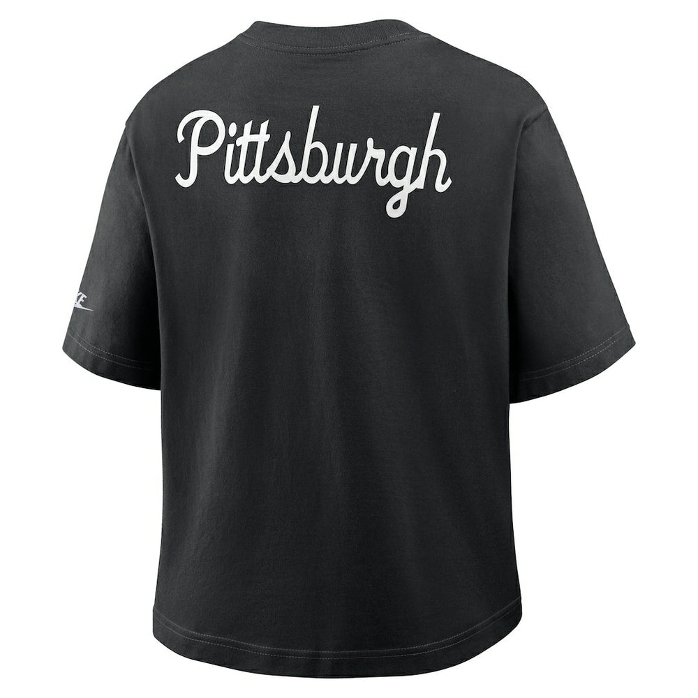 Pittsburgh Steelers Nike Women's Rewind Pocket Boxy T-Shirt