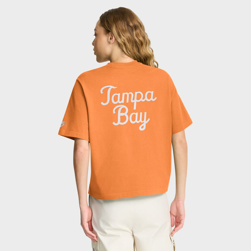 Tampa Bay Buccaneers Nike Women's Rewind Pocket Boxy T-Shirt
