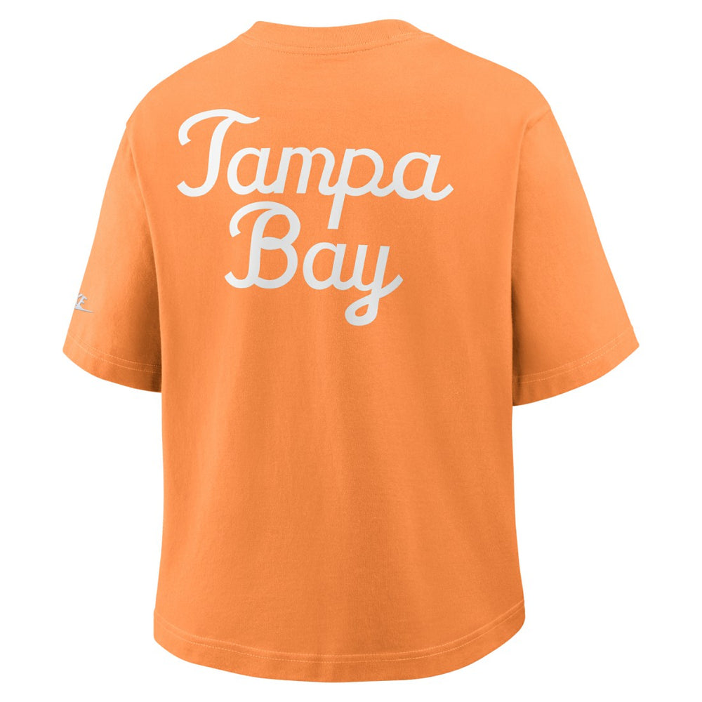 Tampa Bay Buccaneers Nike Women's Rewind Pocket Boxy T-Shirt