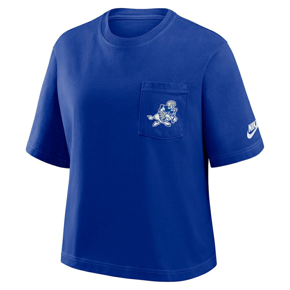 Dallas Cowboys Nike Women's Rewind Pocket Boxy T-Shirt