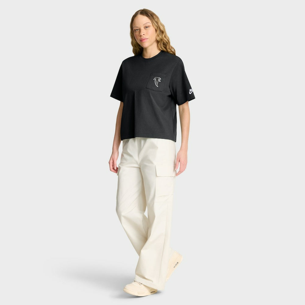 Atlanta Falcons Nike Women's Rewind Pocket Boxy T-Shirt