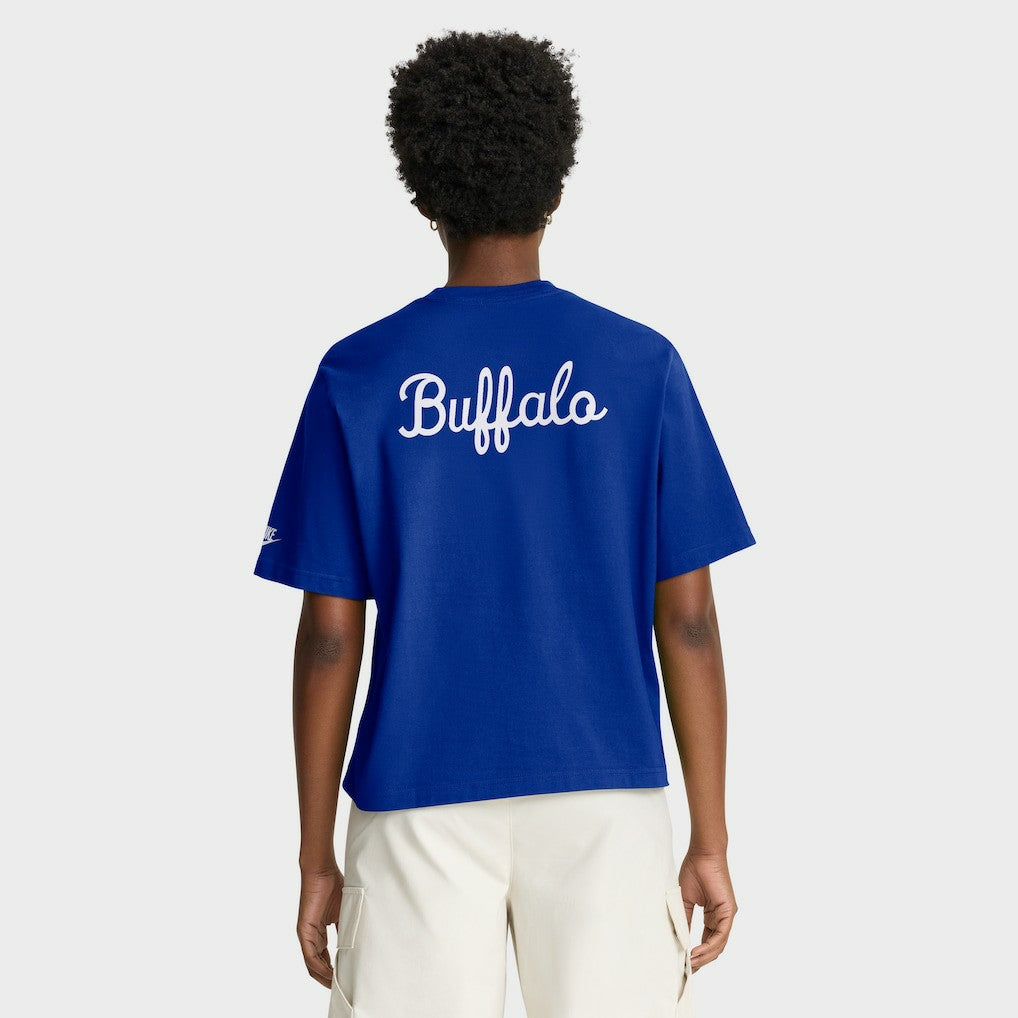 Buffalo Bills Nike Women's Rewind Pocket Boxy T-Shirt