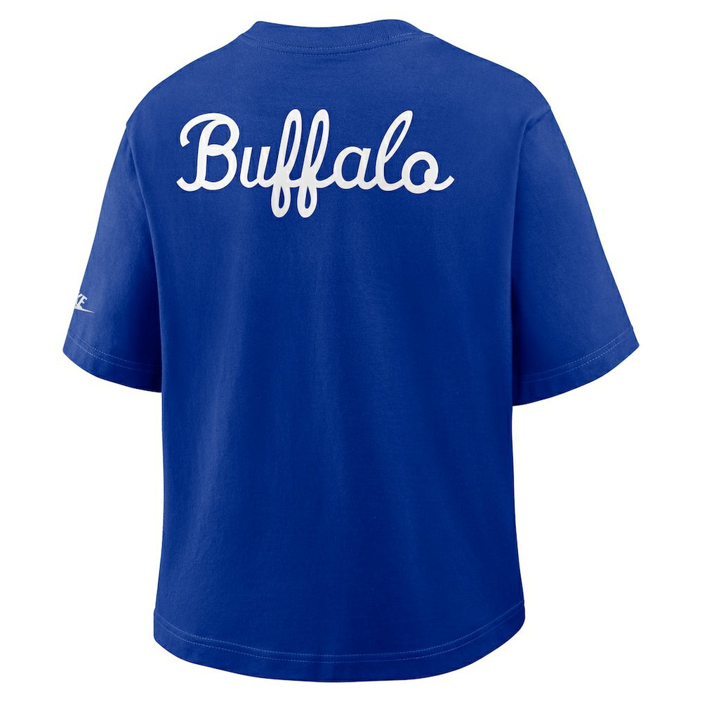 Buffalo Bills Nike Women's Rewind Pocket Boxy T-Shirt