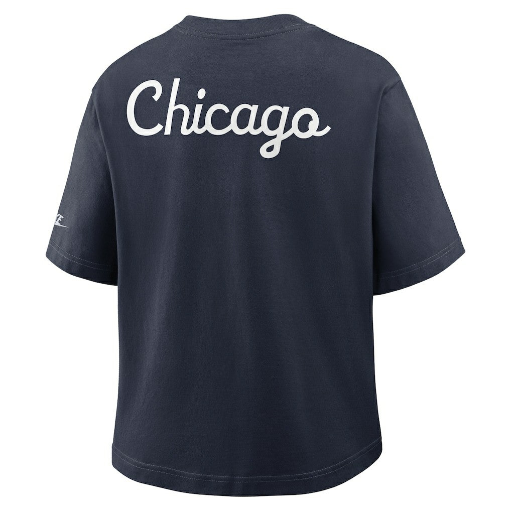 Chicago Bears Nike Women's Rewind Pocket Boxy T-Shirt