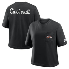 Cincinnati Bengals Nike Women's Rewind Pocket Boxy T-Shirt