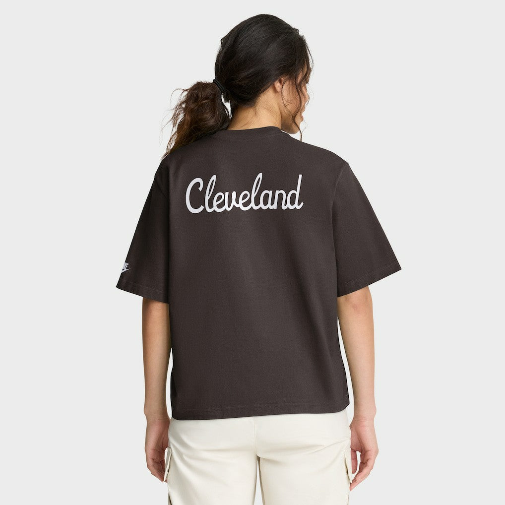 Cleveland Browns Nike Women's Rewind Pocket Boxy T-Shirt