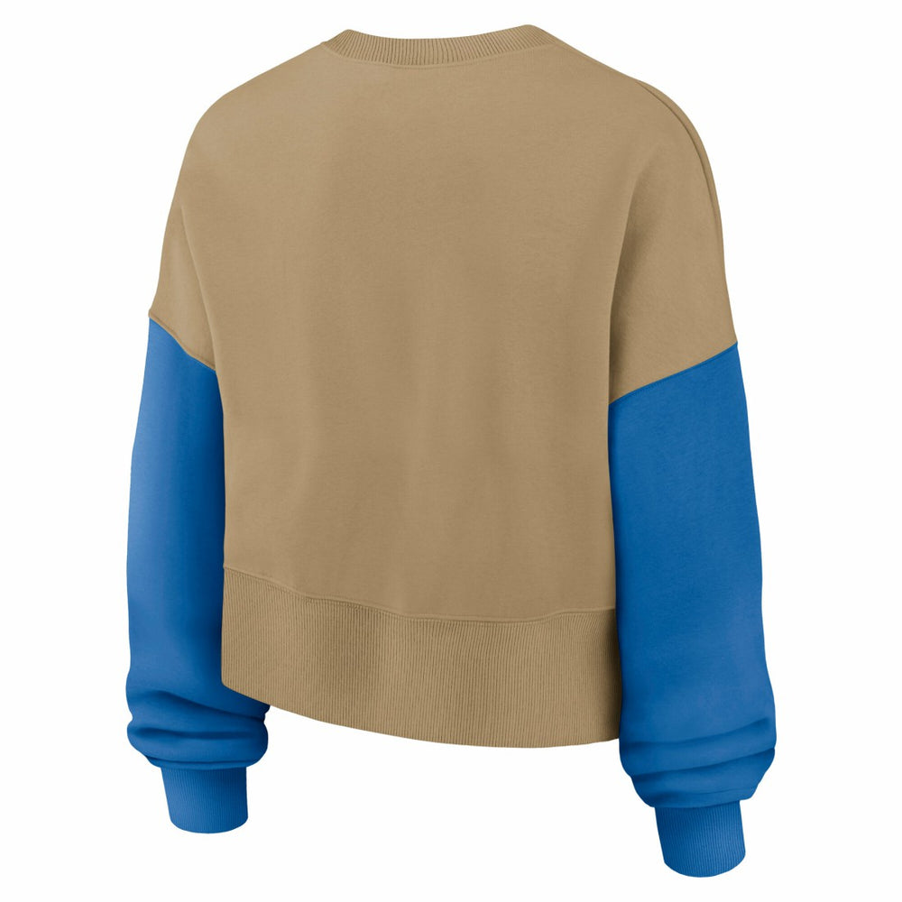 Detroit Lions Nike Women's Oversized Rewind Pullover Sweatshirt