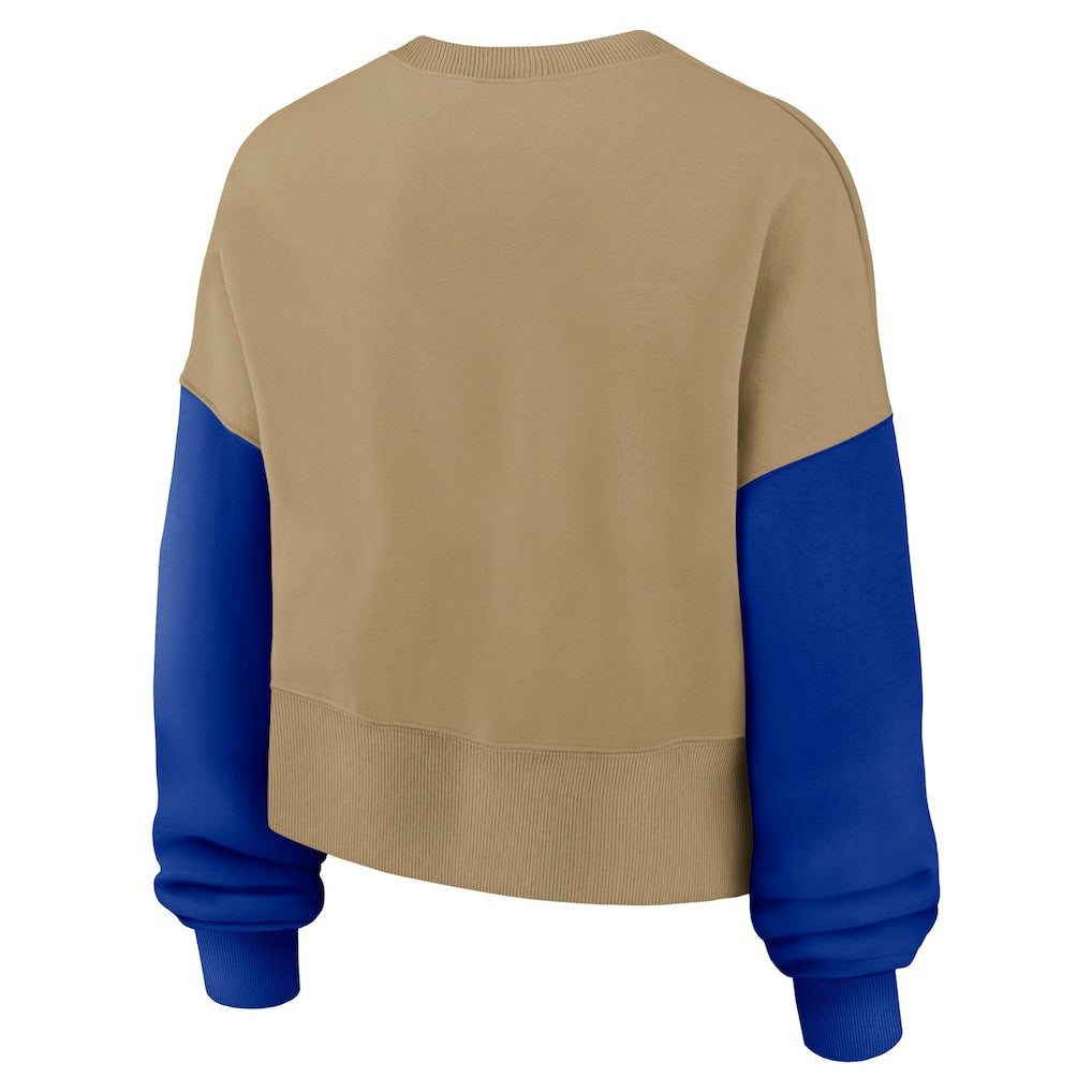 Buffalo Bills Nike Women's Oversized Rewind Pullover Sweatshirt