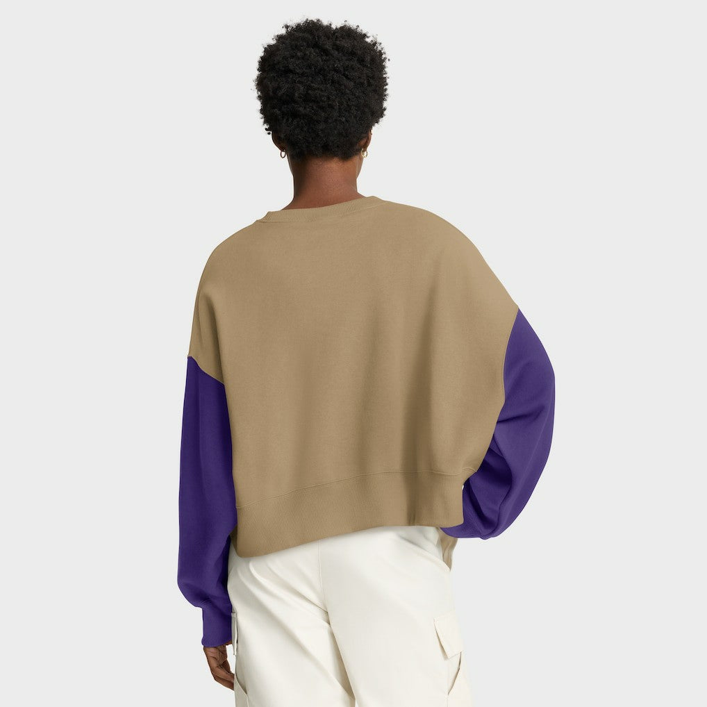 Minnesota Vikings Nike Women's Oversized Rewind Pullover Sweatshirt