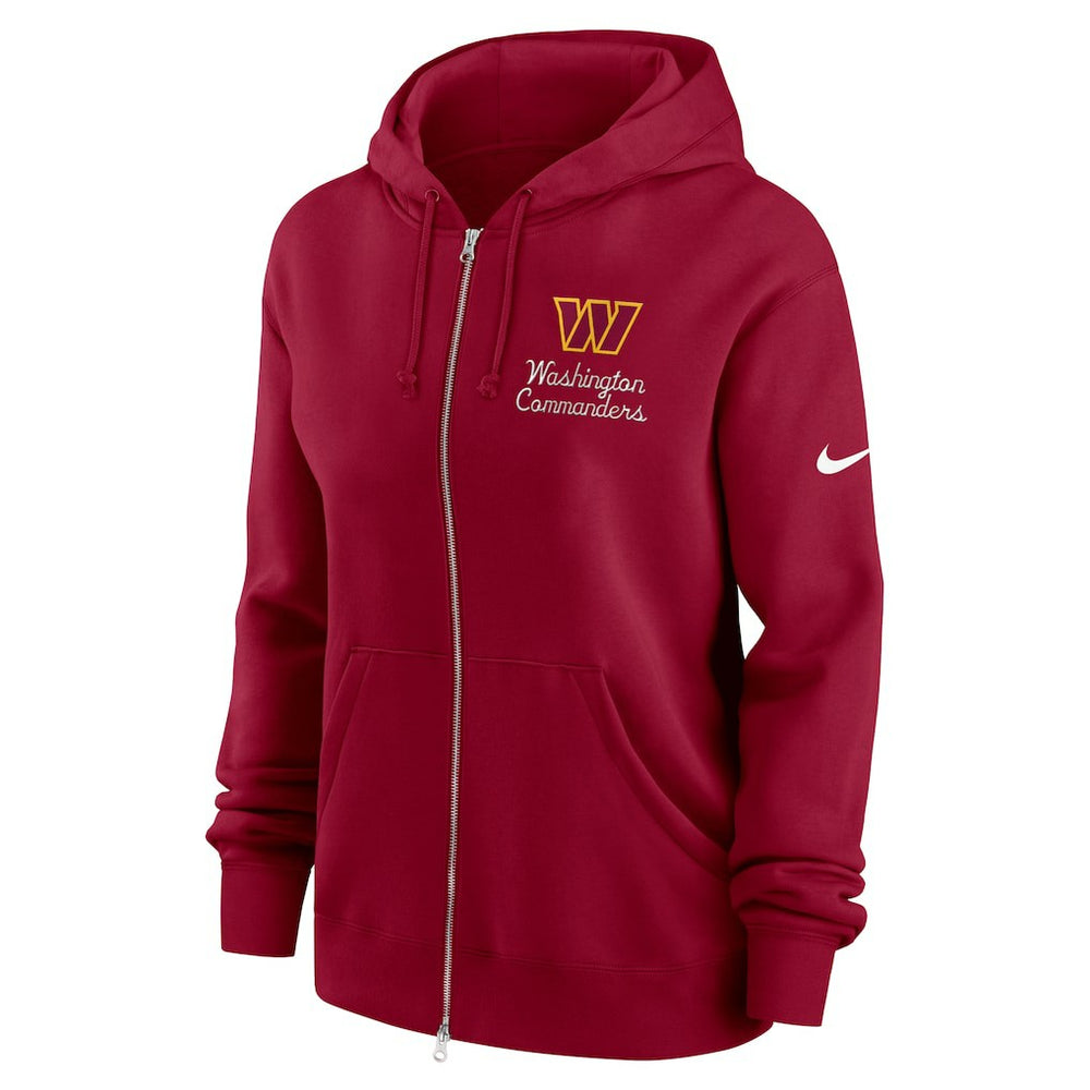Washington Commanders Nike Women's Phoenix Rewind Full-Zip Hoodie