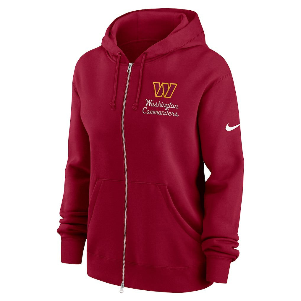 Washington Commanders Nike Women's Phoenix Rewind Full-Zip Hoodie