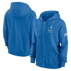 Detroit Lions Nike Women's Phoenix Rewind Full-Zip Hoodie