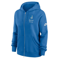 Detroit Lions Nike Women's Phoenix Rewind Full-Zip Hoodie