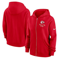 Kansas City Chiefs Nike Women's Phoenix Rewind Full-Zip Hoodie