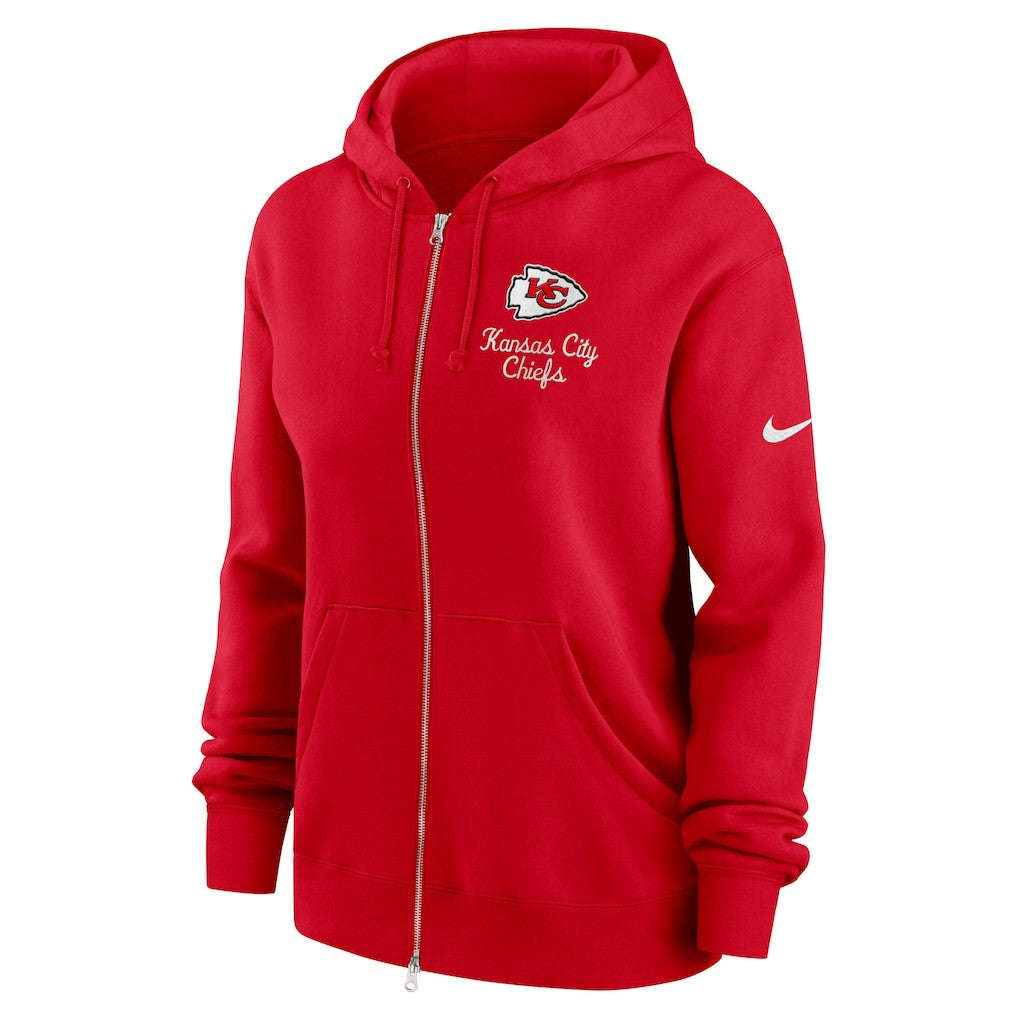 Kansas City Chiefs Nike Women's Phoenix Rewind Full-Zip Hoodie