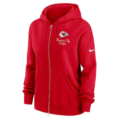 Kansas City Chiefs Nike Women's Phoenix Rewind Full-Zip Hoodie