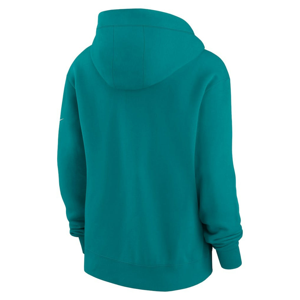 Miami Dolphins Nike Women's Phoenix Rewind Full-Zip Hoodie