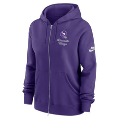 Minnesota Vikings Nike Women's Phoenix Rewind Full-Zip Hoodie