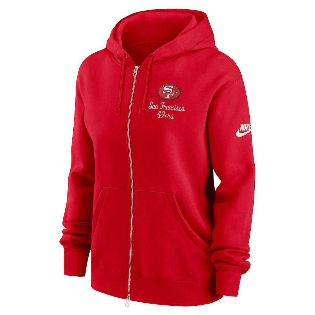 San Francisco 49ers Nike Women's Phoenix Rewind Full-Zip Hoodie