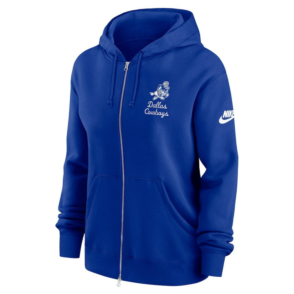 Dallas Cowboys Nike Women's Phoenix Rewind Full-Zip Hoodie