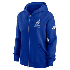 Dallas Cowboys Nike Women's Phoenix Rewind Full-Zip Hoodie