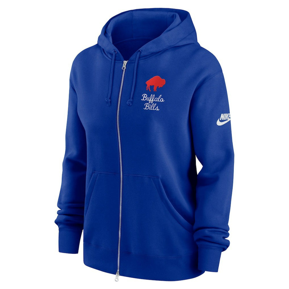 Buffalo Bills Nike Women's Phoenix Rewind Full-Zip Hoodie