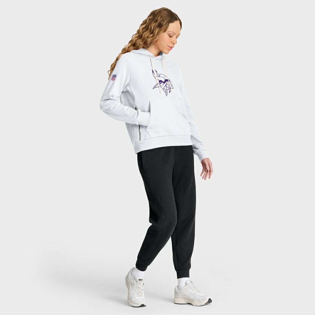 Minnesota Vikings Nike Women's Alternate Logo Sideline Standard Issue Dri-FIT Hoodie