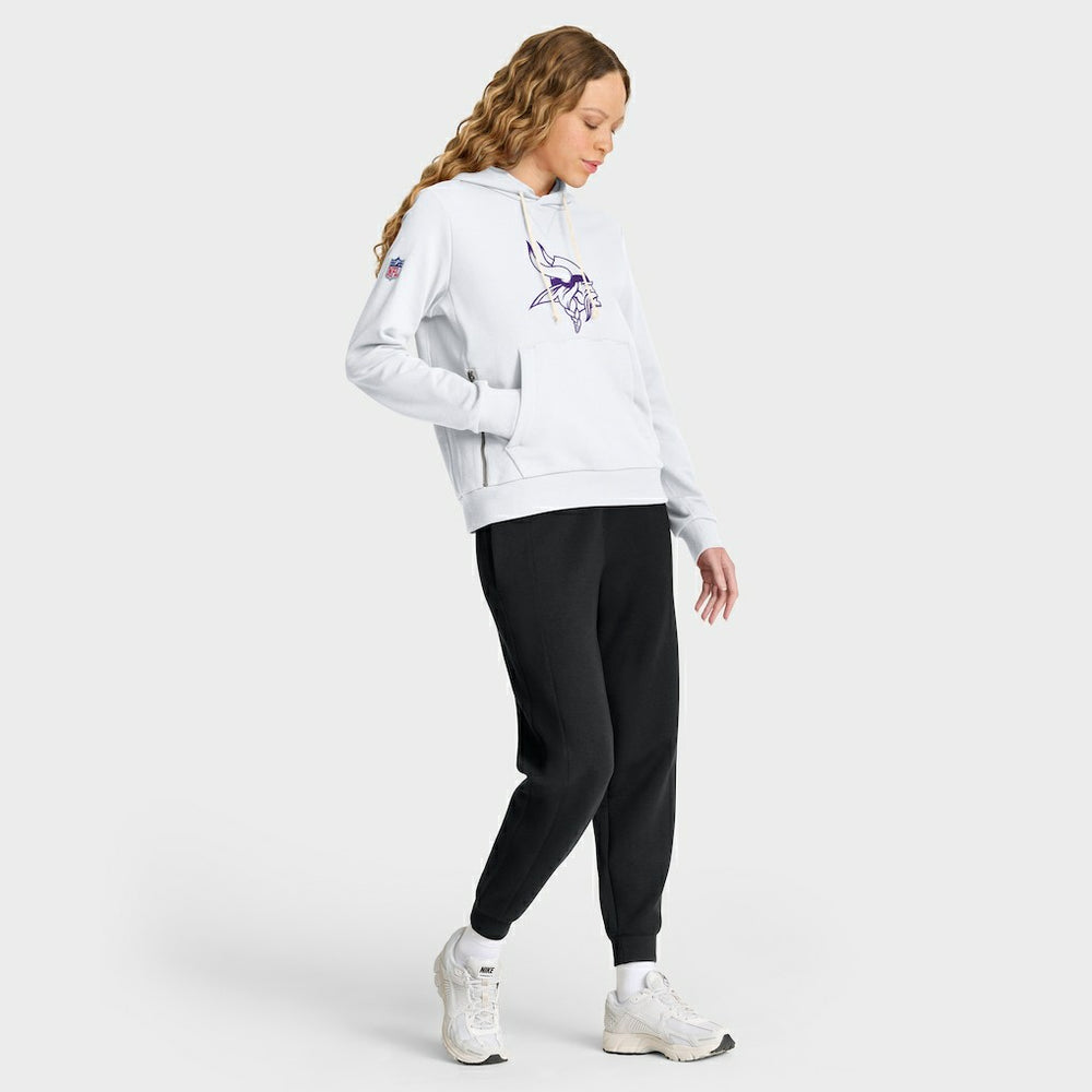 Minnesota Vikings Nike Women's Alternate Logo Sideline Standard Issue Dri-FIT Hoodie