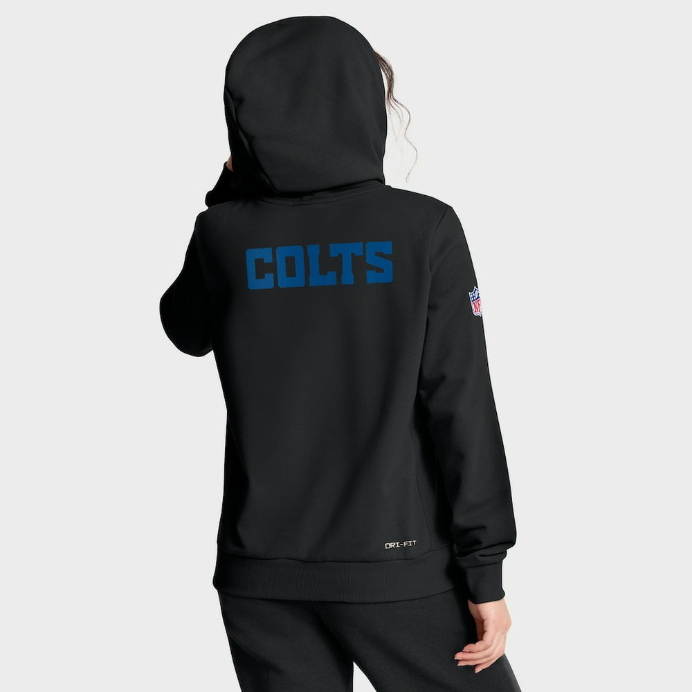 Indianapolis Colts Nike Women's Alternate Logo Sideline Standard Issue Dri-FIT Hoodie