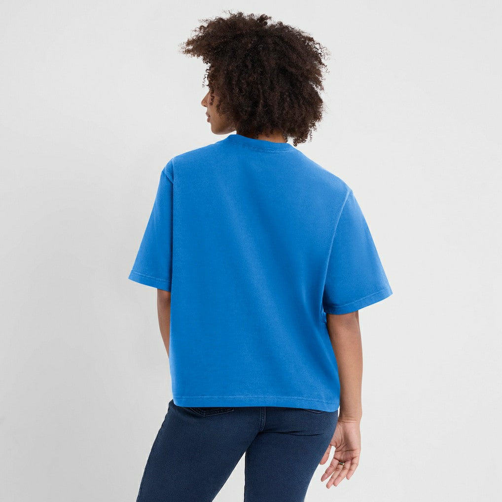Los Angeles Chargers Nike Women's Essential Script Relaxed Boxy T-Shirt