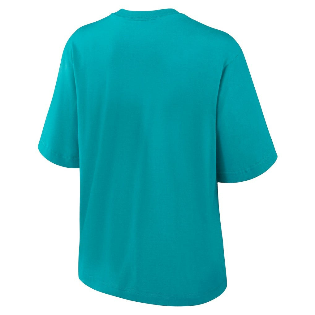 Miami Dolphins Nike Women's Essential Script Relaxed Boxy T-Shirt