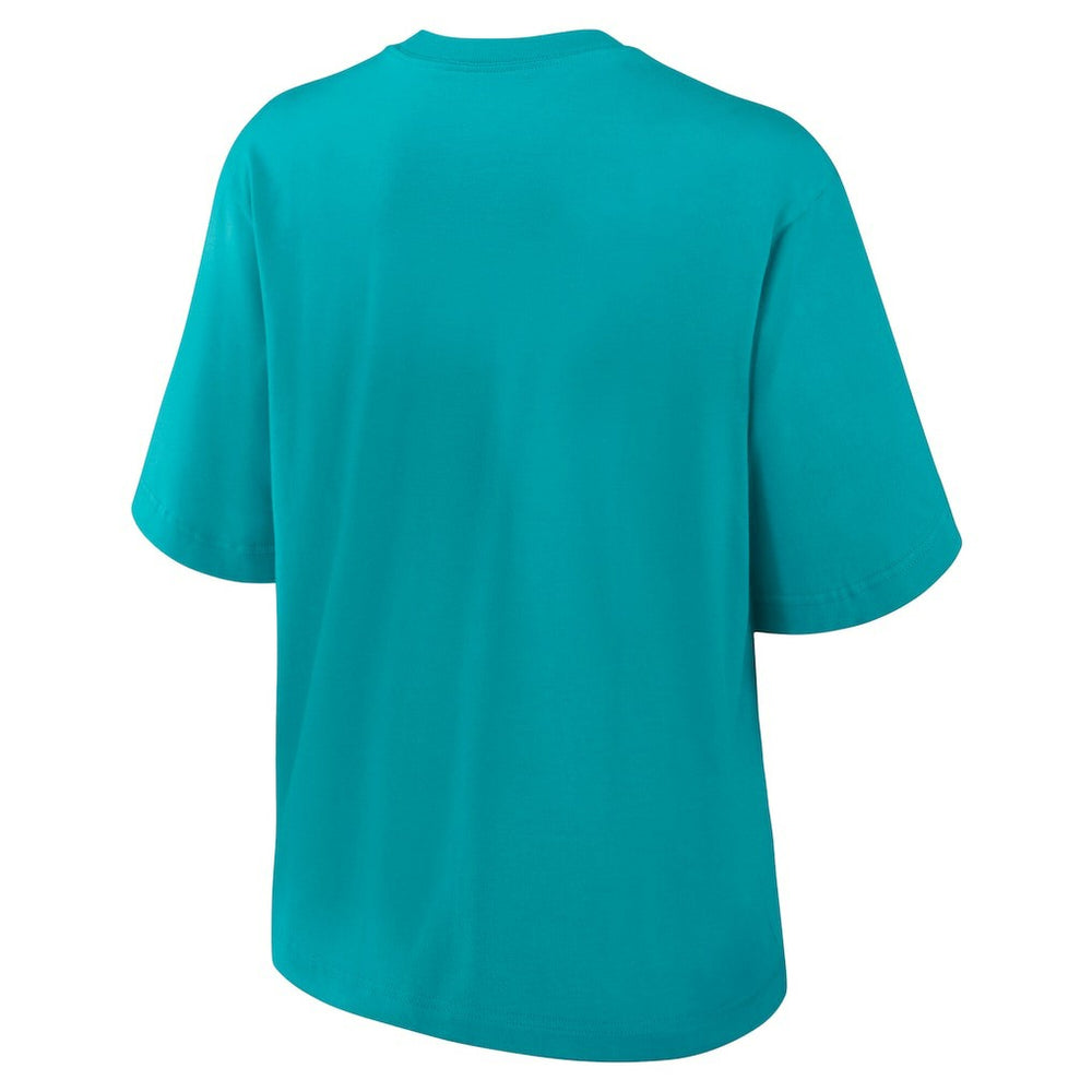 Miami Dolphins Nike Women's Essential Script Relaxed Boxy T-Shirt