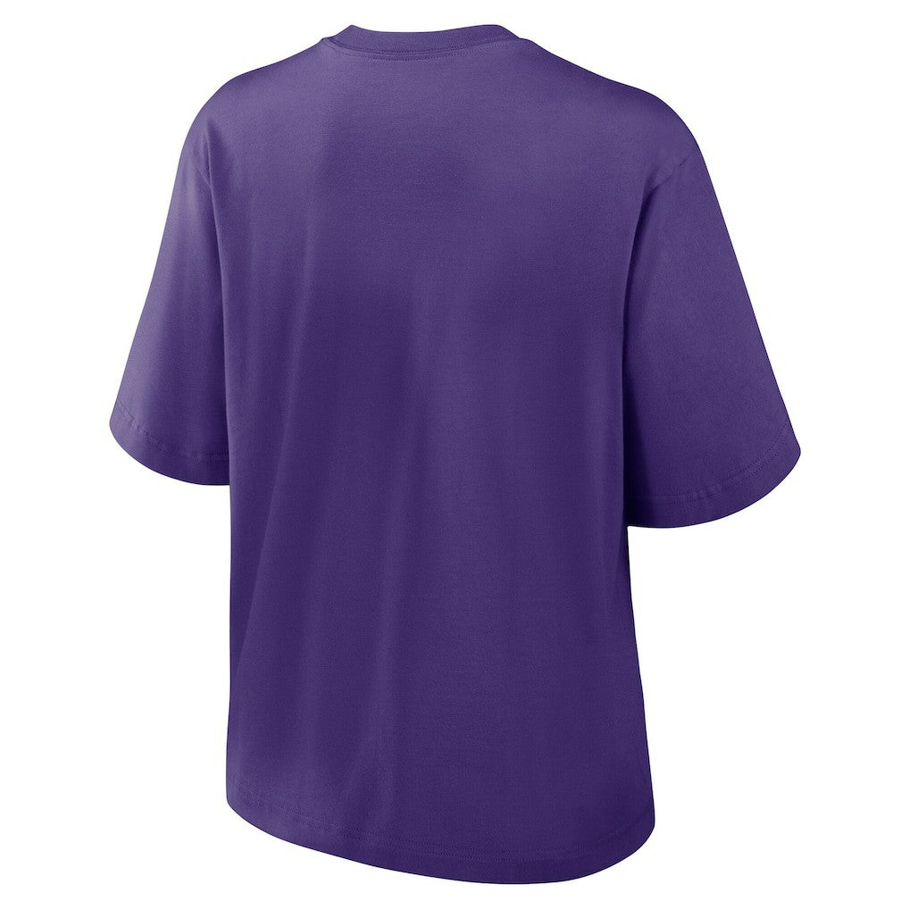 Minnesota Vikings Nike Women's Essential Script Relaxed Boxy T-Shirt
