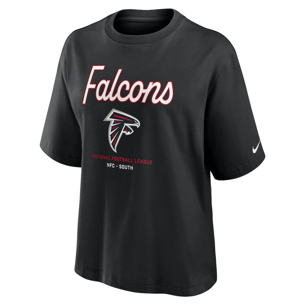 Atlanta Falcons Nike Women's Essential Script Relaxed Boxy T-Shirt