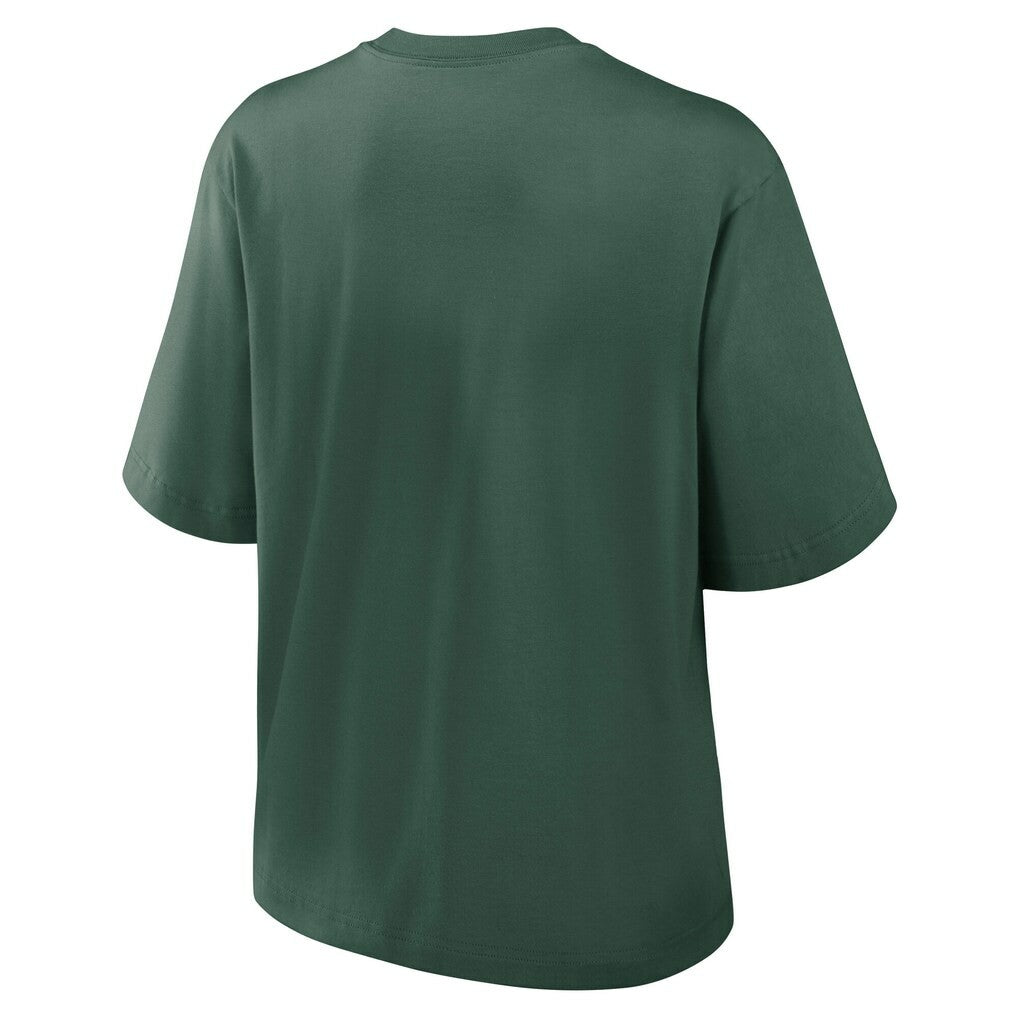 Green Bay Packers Nike Women's Essential Script Relaxed Boxy T-Shirt