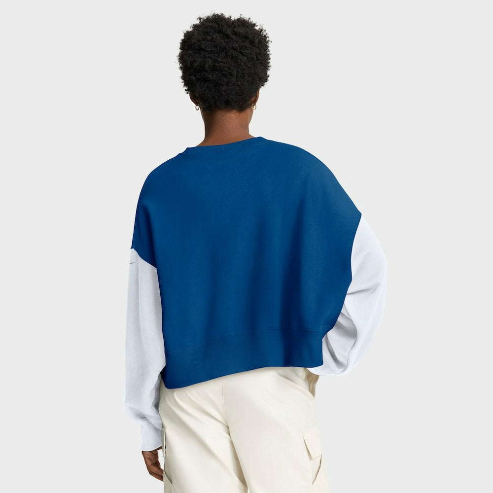 Indianapolis Colts Nike Women's Oversized Color-Block Pullover Sweatshirt