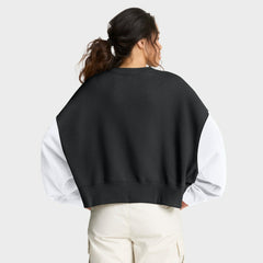 New Orleans Saints Nike Women's Oversized Color-Block Pullover Sweatshirt