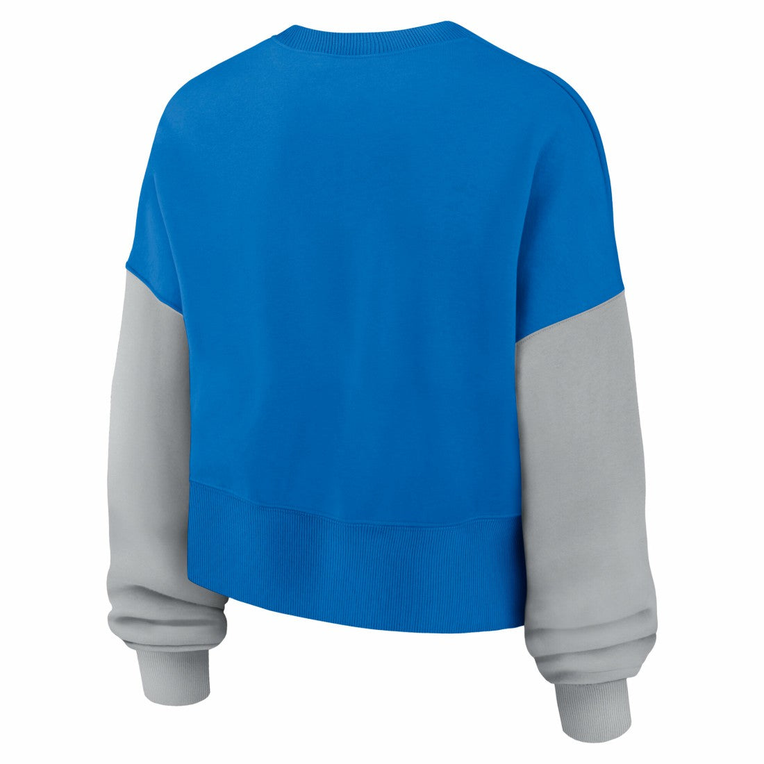 Detroit Lions Nike Women's Oversized Color-Block Pullover Sweatshirt