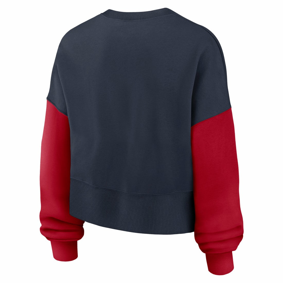 Houston Texans Nike Women's Oversized Color-Block Pullover Sweatshirt