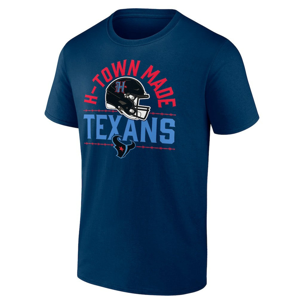Houston Texans Fanatics H-Town Helmet T-Shirt