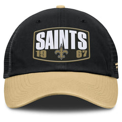 New Orleans Saints Fanatics Franchise Trucker Adjustable Hat