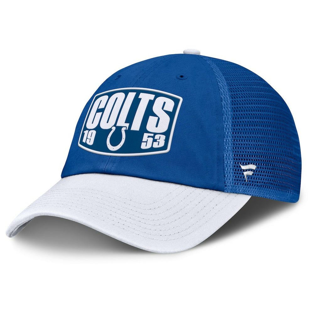 Indianapolis Colts Fanatics Franchise Trucker Adjustable Hat