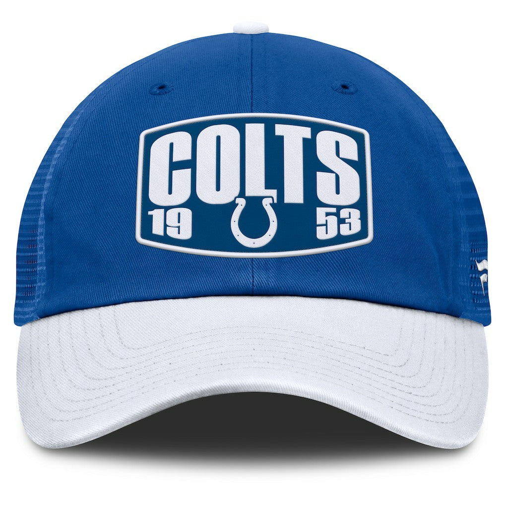Indianapolis Colts Fanatics Franchise Trucker Adjustable Hat
