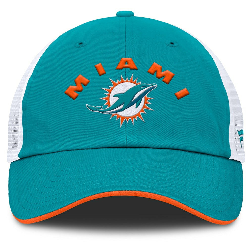 Miami Dolphins Fanatics Reverse Trucker Adjustable Hat