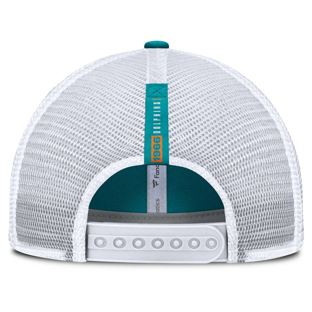 Miami Dolphins Fanatics Reverse Trucker Adjustable Hat