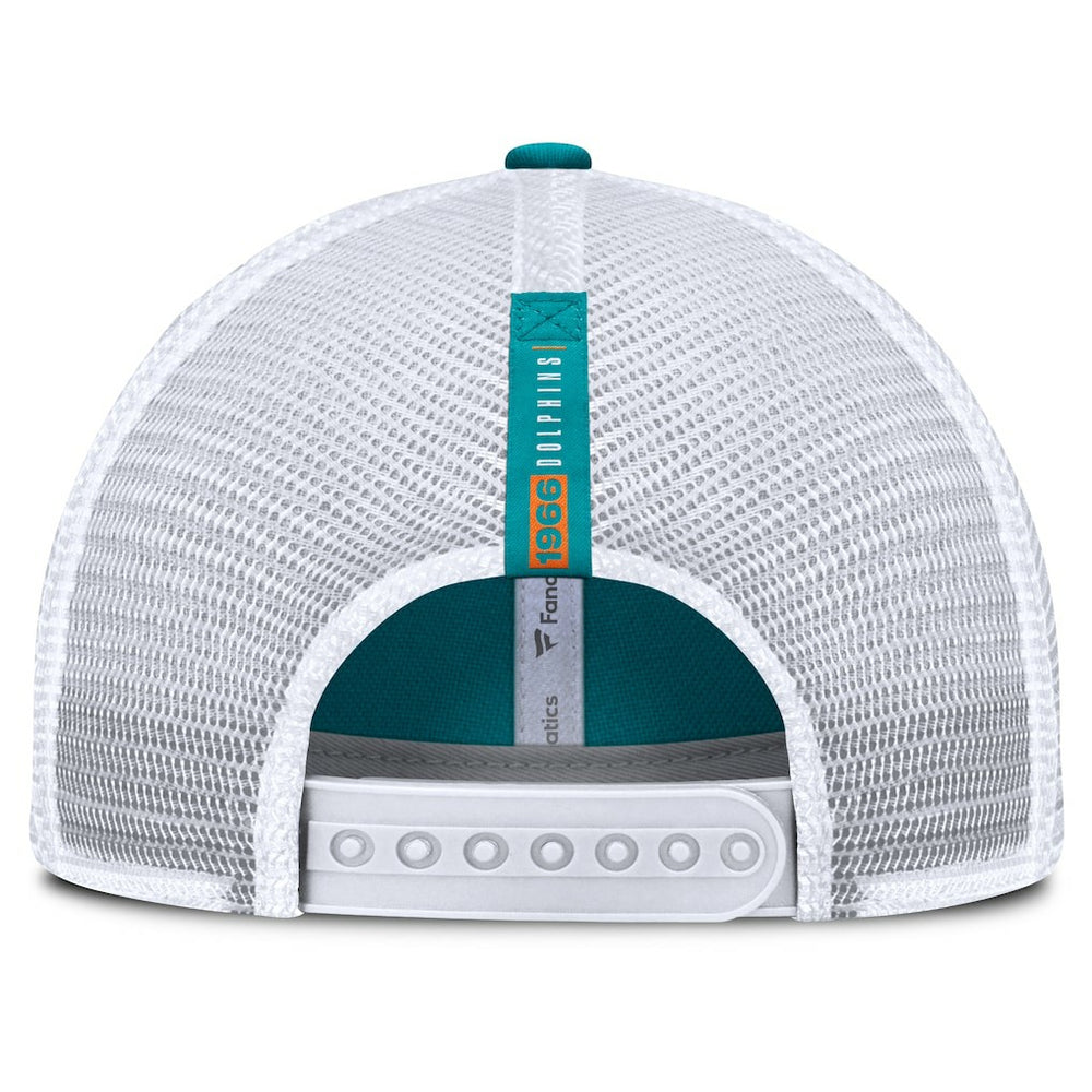 Miami Dolphins Fanatics Reverse Trucker Adjustable Hat