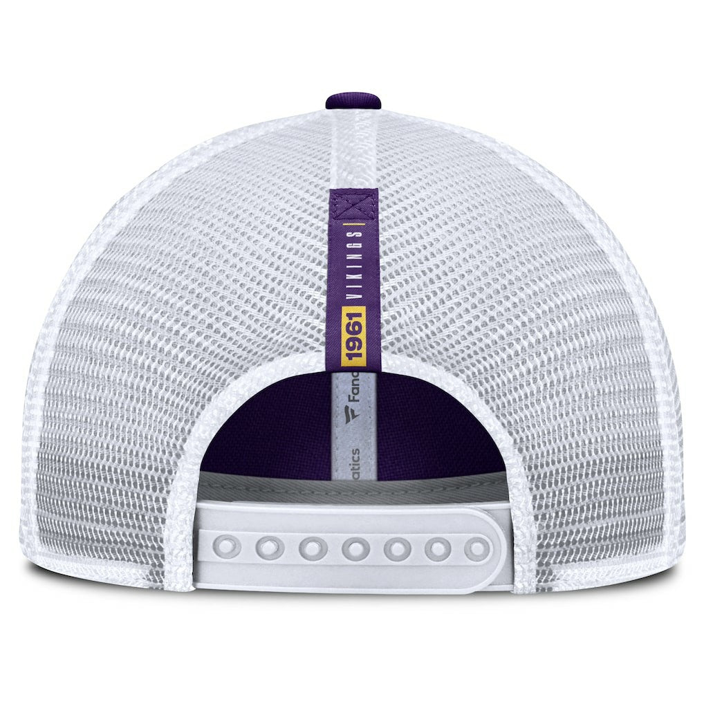 Minnesota Vikings Fanatics Reverse Trucker Adjustable Hat
