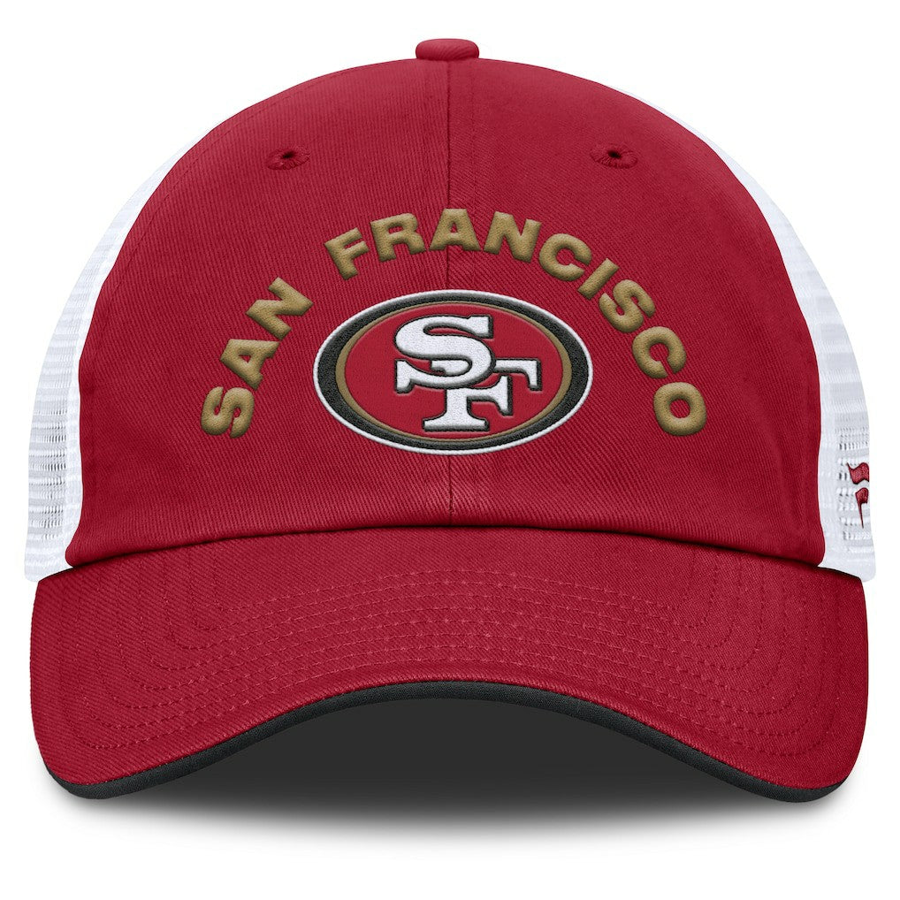 San Francisco 49ers Fanatics Reverse Trucker Adjustable Hat