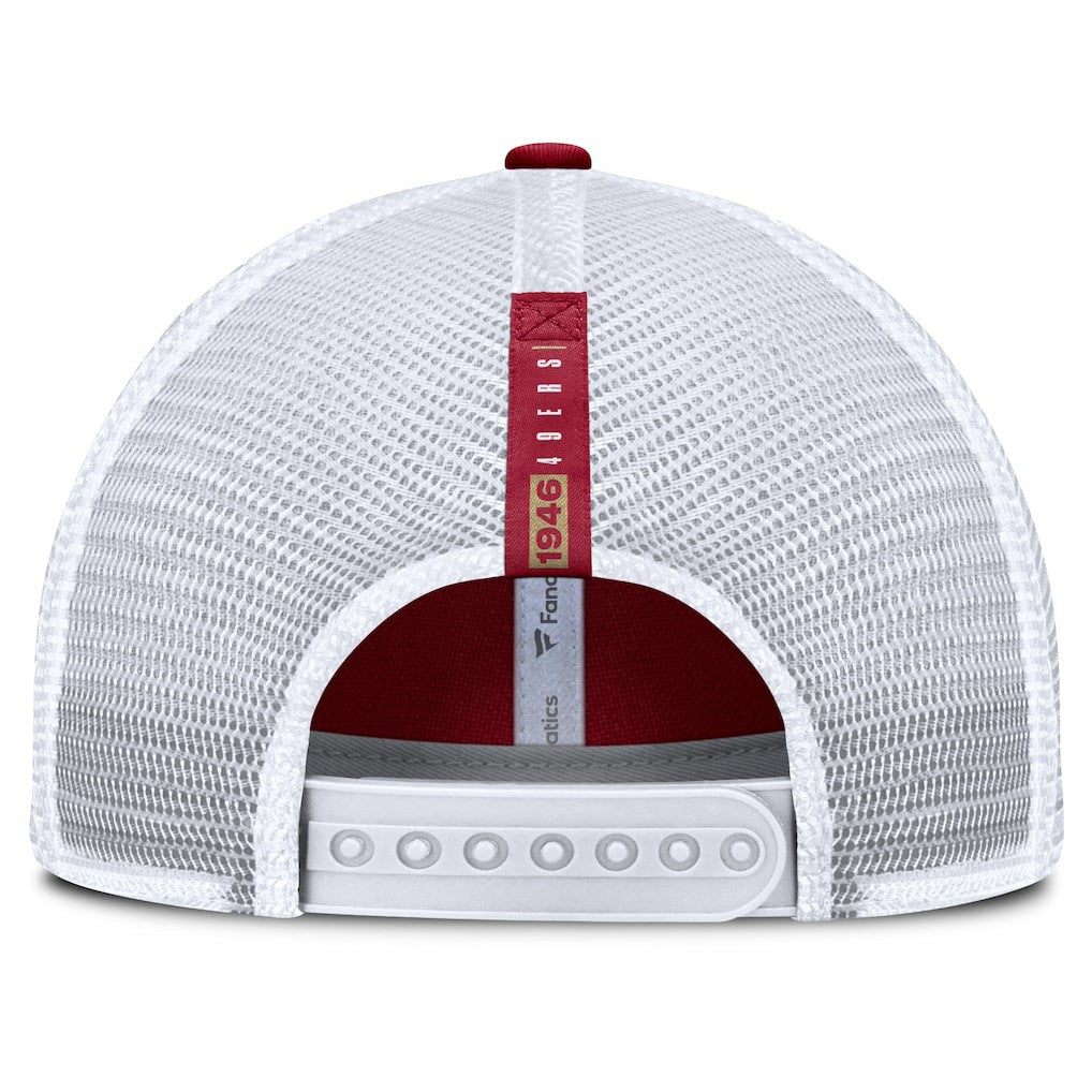 San Francisco 49ers Fanatics Reverse Trucker Adjustable Hat