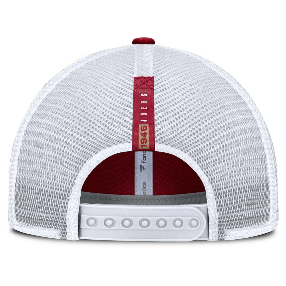 San Francisco 49ers Fanatics Reverse Trucker Adjustable Hat